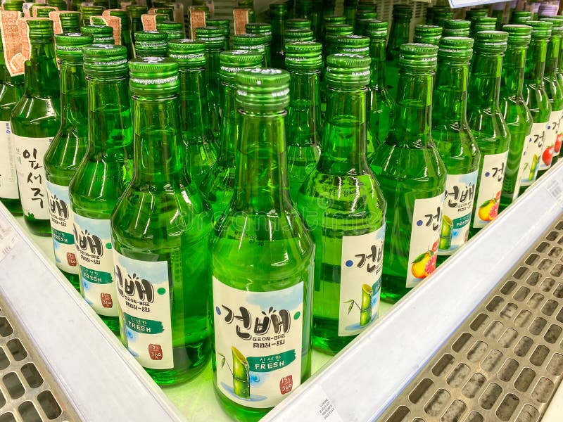 Soju – Alcool coréen à base de riz – Spiritueux populaire et traditionnel