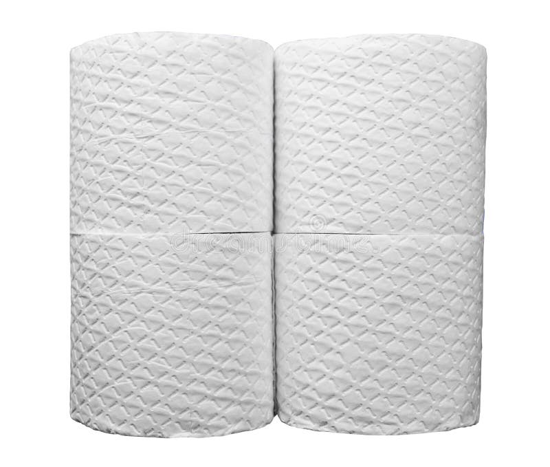 Beaucoup le blanc a gravé des rouleaux en refief de papier hygiénique photos libres de droits Beaucoup le blanc a gravé des rouleaux en refief de papier hygiénique photos libres de droits
