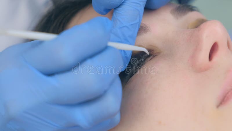 Beauticians wygięte rzęsy z igłą do curlerów, podnieś laminat rzęs