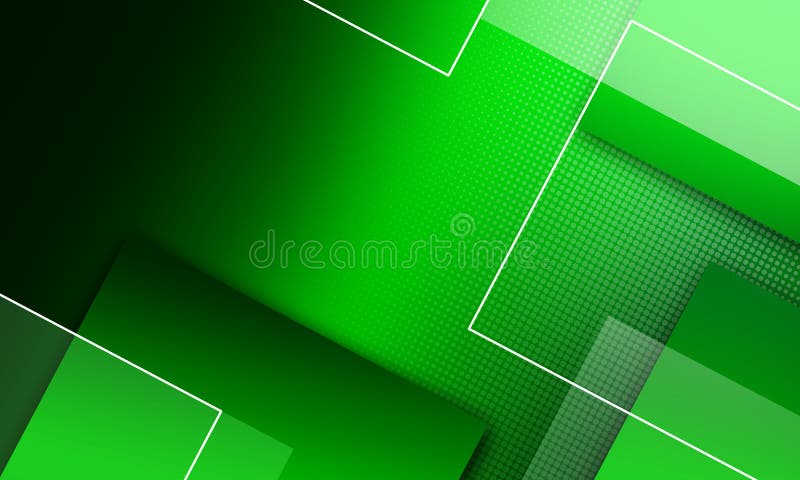 Abstract background with green squares vector illustration