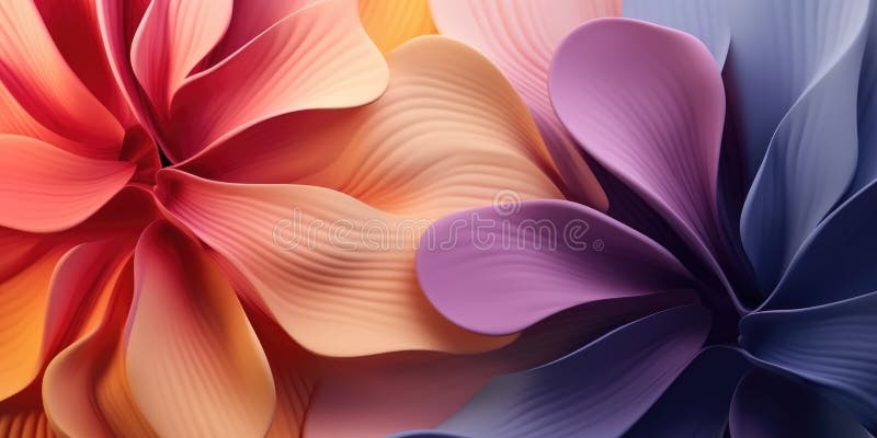 Beautiful abstract colorful floral design background. Generative AI AIG32 royalty free illustration