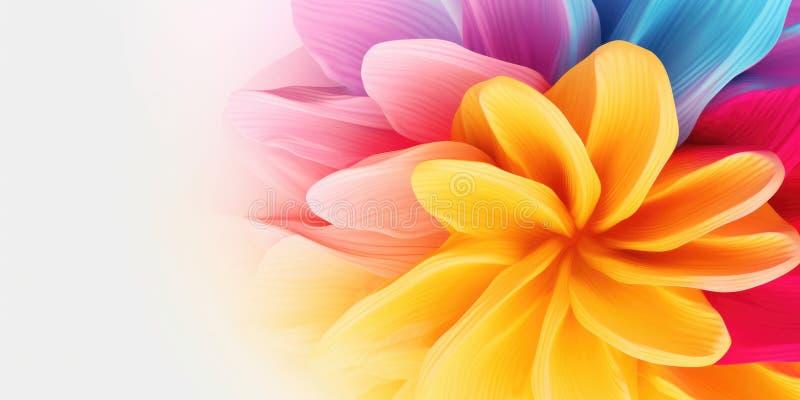 Beautiful abstract colorful floral design background. Generative AI AIG32 royalty free illustration