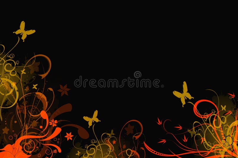 Beautiful abstract floral background