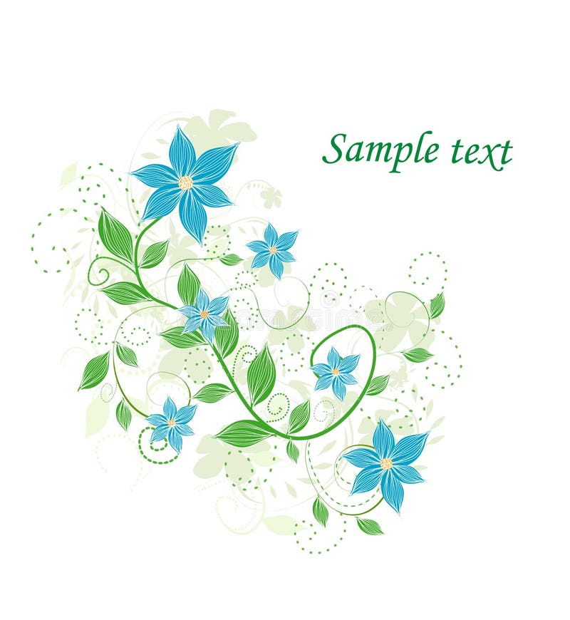 Beautiful abstract floral background