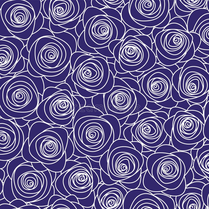 Beautiful abstract floral pattern perfect for textiles royalty free illustration