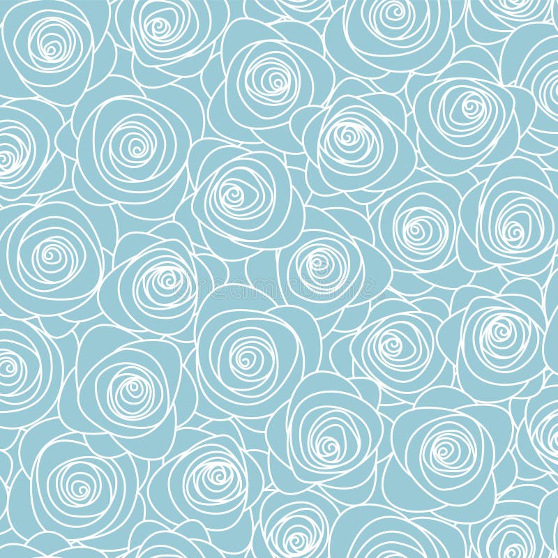 Beautiful abstract floral pattern perfect for textiles royalty free illustration