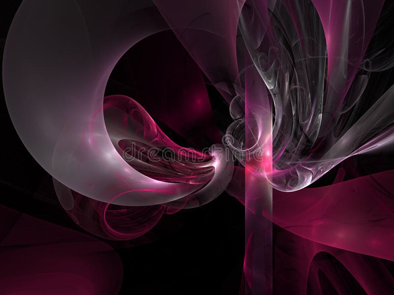 Beautiful abstract fractal stock illustration