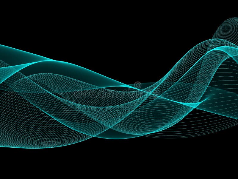 Abstract Soft Color Blue Wave Background stock illustration Abstract Soft Color Blue Wave Background stock illustration
