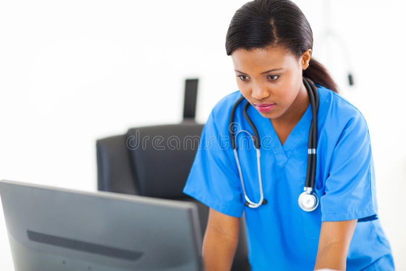 African nurse office stock photos African nurse office stock photos