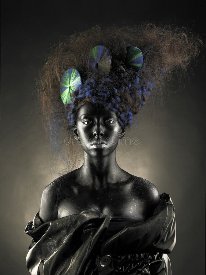 Beautiful alien lady royalty free stock photos Beautiful alien lady royalty free stock photos