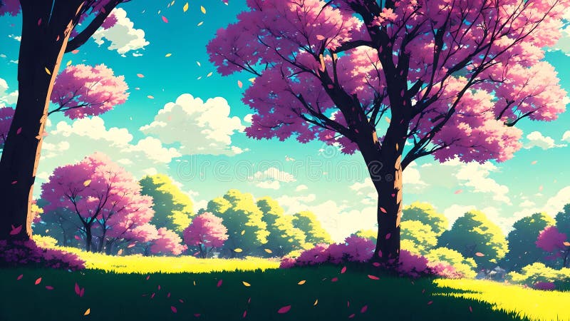 60 Anime Tree HD Wallpapers and Backgrounds