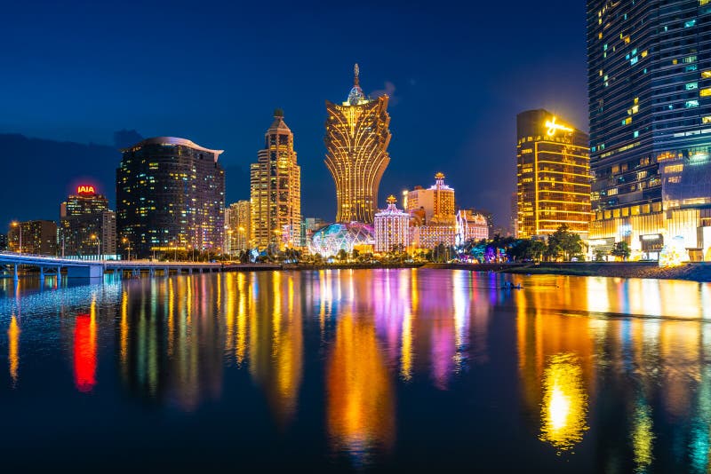 Beautiful Architecture Building Cityscape in Macau Editorial Stock ...