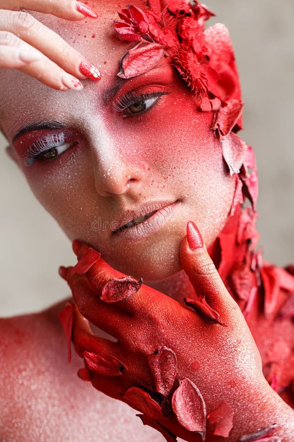 Beautiful, artistic makeup