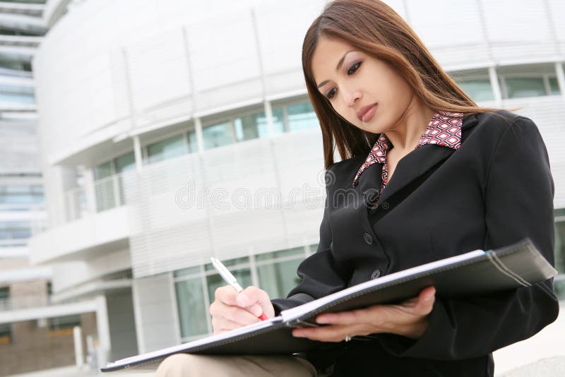 Beautiful Asian Business Woman