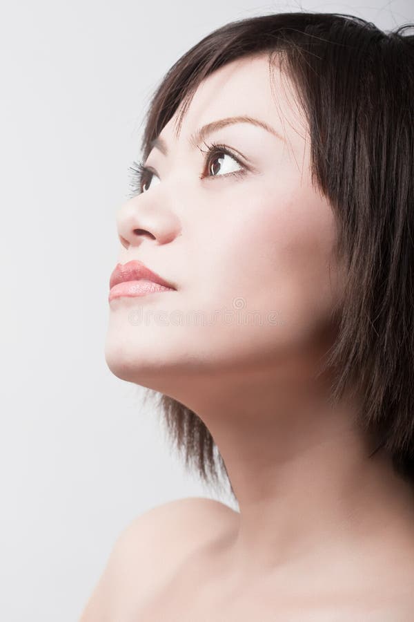 Beautiful asian girl stock images