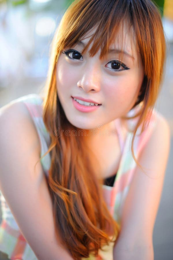 Beautiful Asian Girl Stock Image Image Of Outdoor Girl 40881365