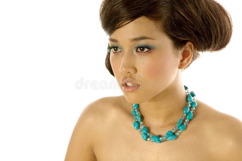 Beautiful asian woman royalty free stock photo