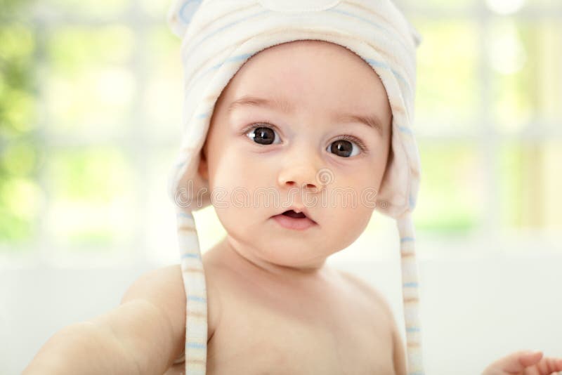 Beautiful baby face stock photo. Image of emotion, face 40740958