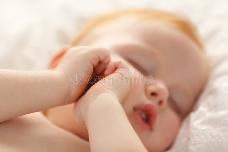 Beautiful baby sleeping