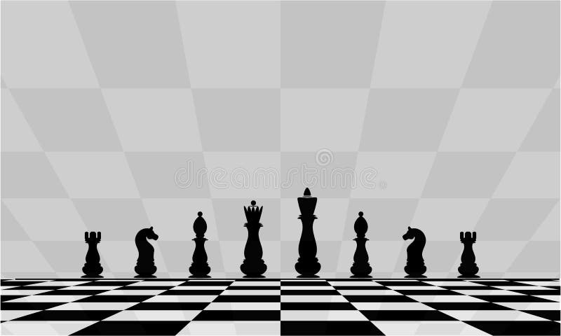 Beautiful background with chess. Abstract illustration of a chessboard. Vector illustration