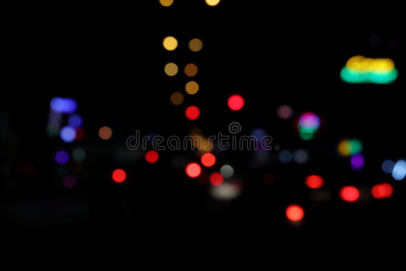 Beautiful Background on Dark, Out of Focus Lights during the Night Stock  Photo - Image of camera, lightscity: 199368510