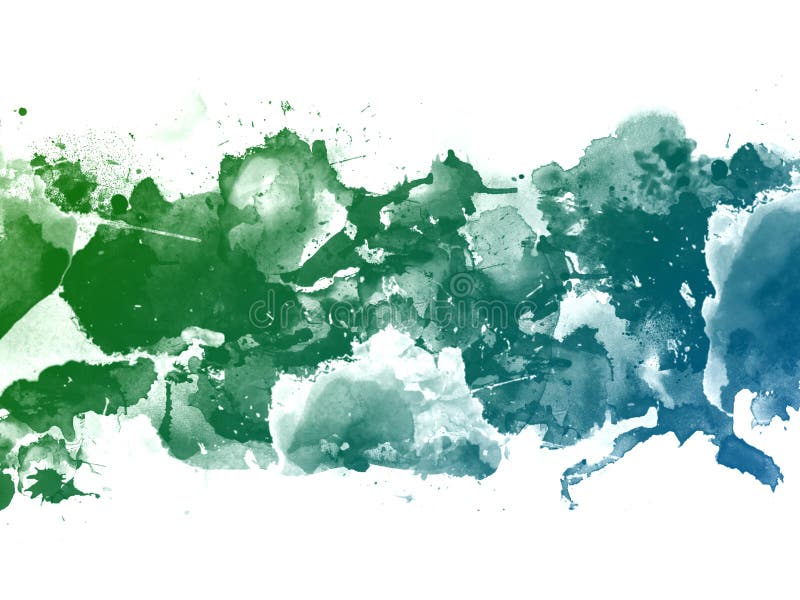 background for design watercolor spot texture green, multilayer abstract