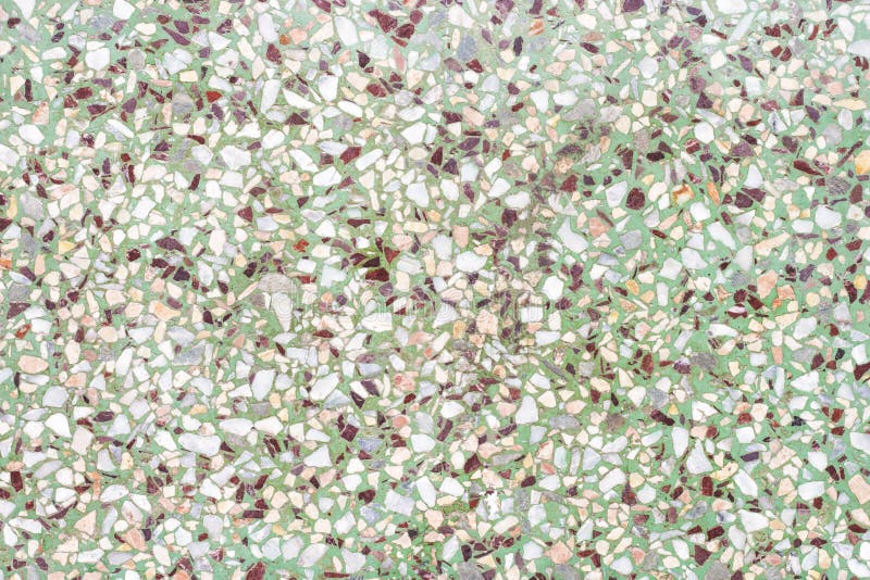 Background green terrazzo. royalty free stock image