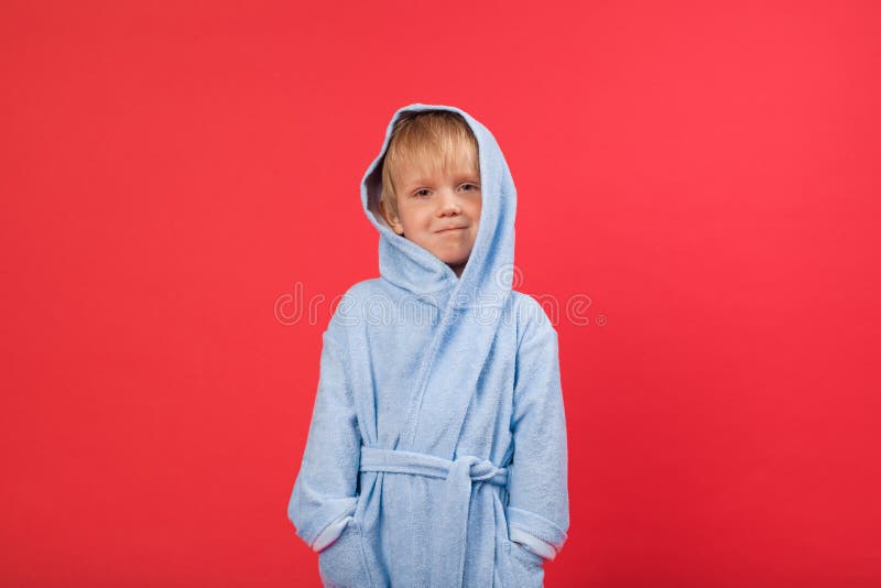 Beauty, healthcare. baby Boy relaxing in the sauna Toddler with broom and  hat in russian sauna or bath Stock Photo