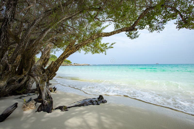 Beautiful beach of Ao Wai Koh Samed sea national park in Rayong