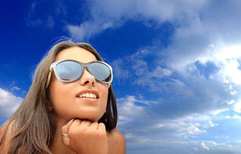 Beautiful bikini model stock photo. Image of long, healthy 15741134