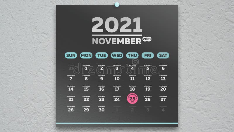 Thanksgiving Day 2023 - Calendar Date