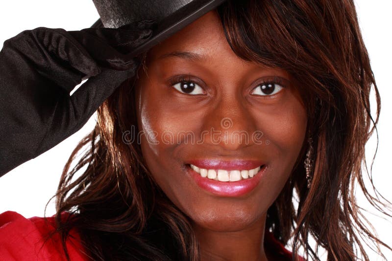 Beautiful black woman stock photo. Image of african, smile 11561648