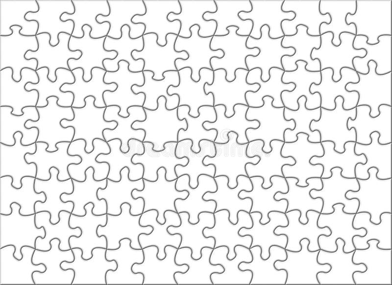 Sticker Blank transparent background puzzle vector