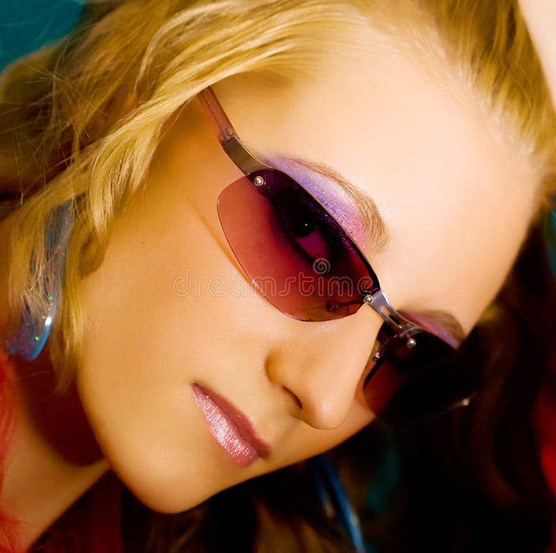 Beautiful blond girl