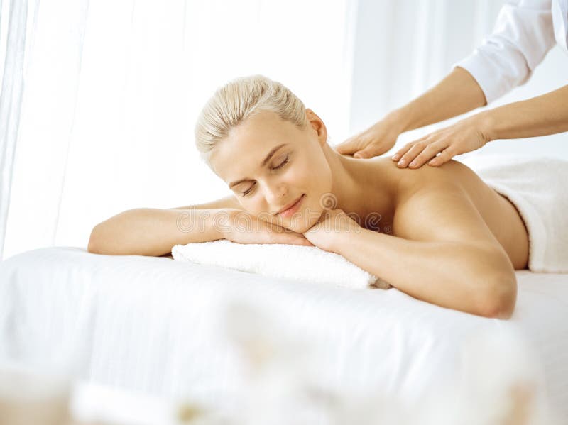 Blonde Wife Massage
