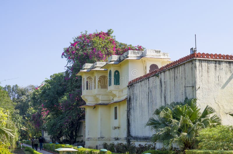 Beautiful Blossoming Garden in Udaipur Sahelion Ki Bari Editorial