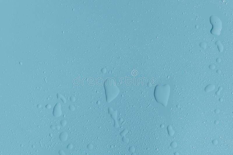 Beautiful blue background with water drops. stock image