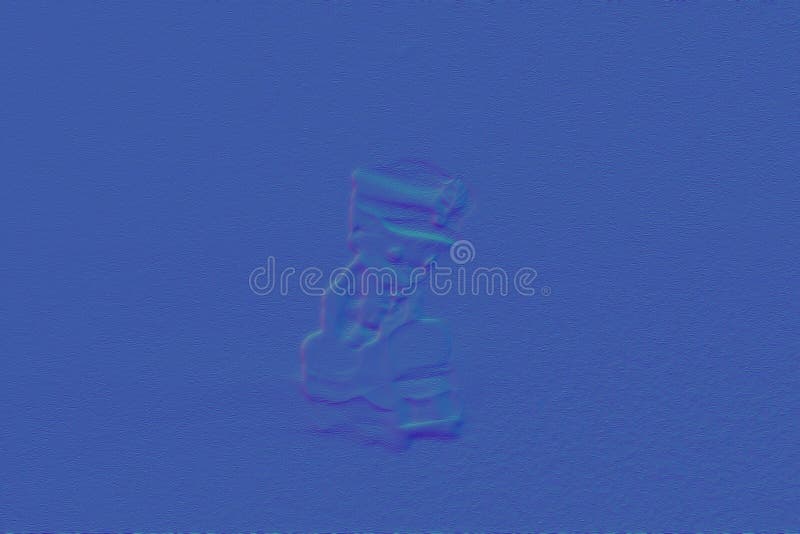 Beautiful Blue child sitting Its representative of children playing 3d abstract design. Beautiful Blue child sitting Its representative of children playing 3d abstract design