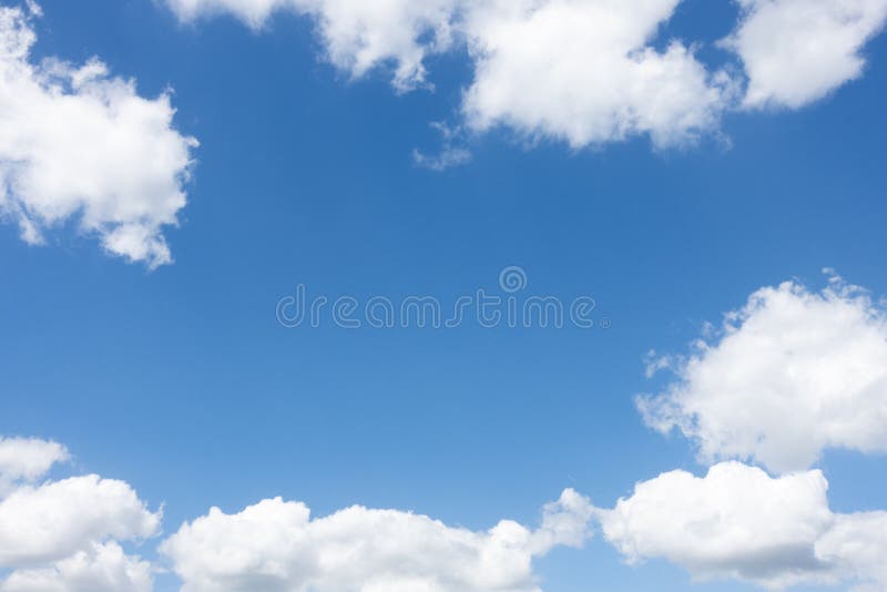Beautiful Blue Sky with Cloud Stay Around As for Sky Editorial Stock
