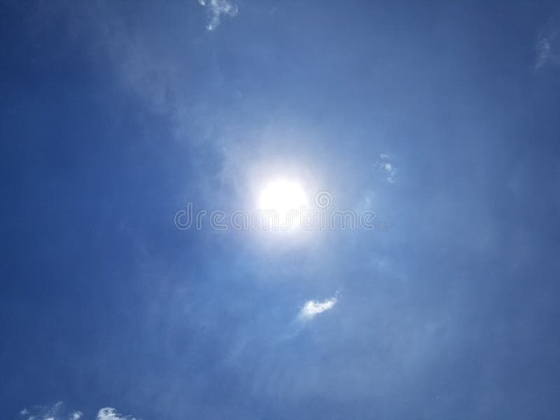 A Beautiful Blue Sky No Clouds Stock Image Image Of Moonlight