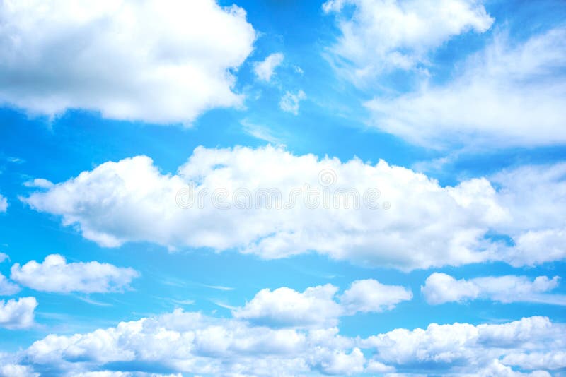 Beautiful Blue Sky and White Clouds Background Wallpaper Stock Image -  Image of cloud, landscape: 108842561