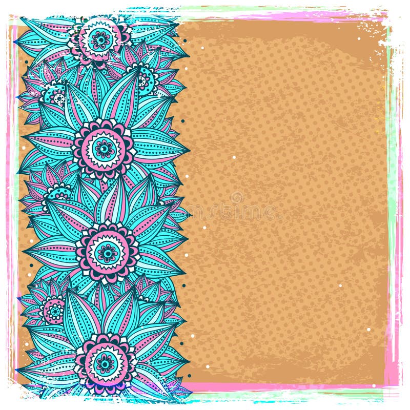 Beautiful Blue Sunflower Background Stock Vector - Illustration of