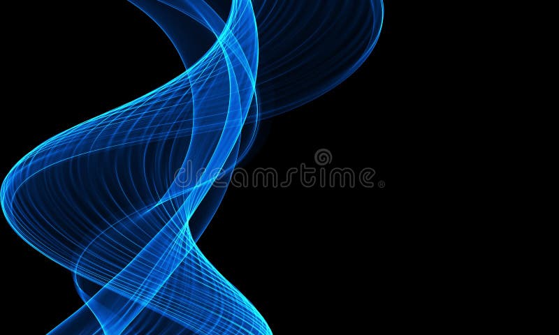 Blue Transparency gradient abstract background stock illustration