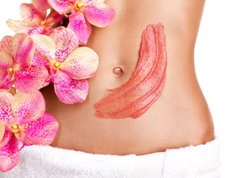 Beautiful body with scrub