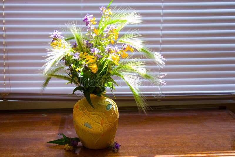 Beautiful bouquet of wild flowers