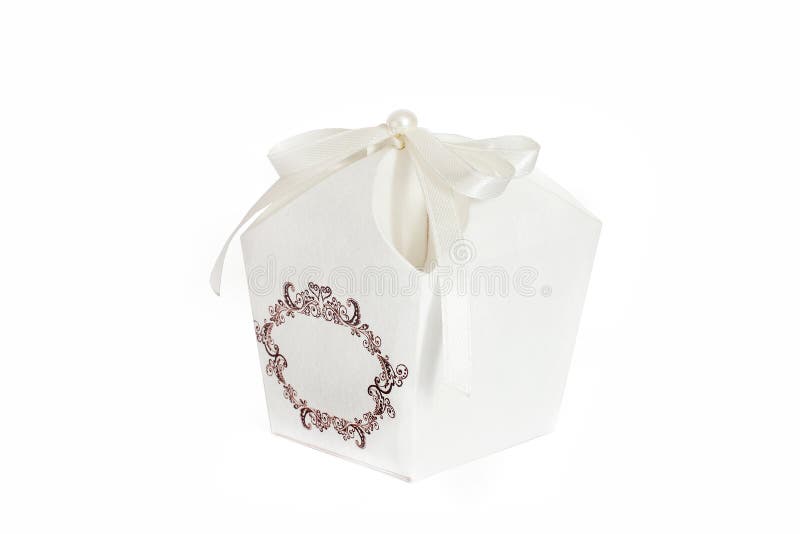Beautiful box. Box for gift. Creation royalty free stock photo Beautiful box. Box for gift. Creation royalty free stock photo