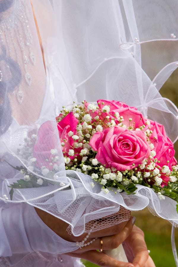 Malay Wedding Flower Bouquet Stock Photo Image of green, human 598682