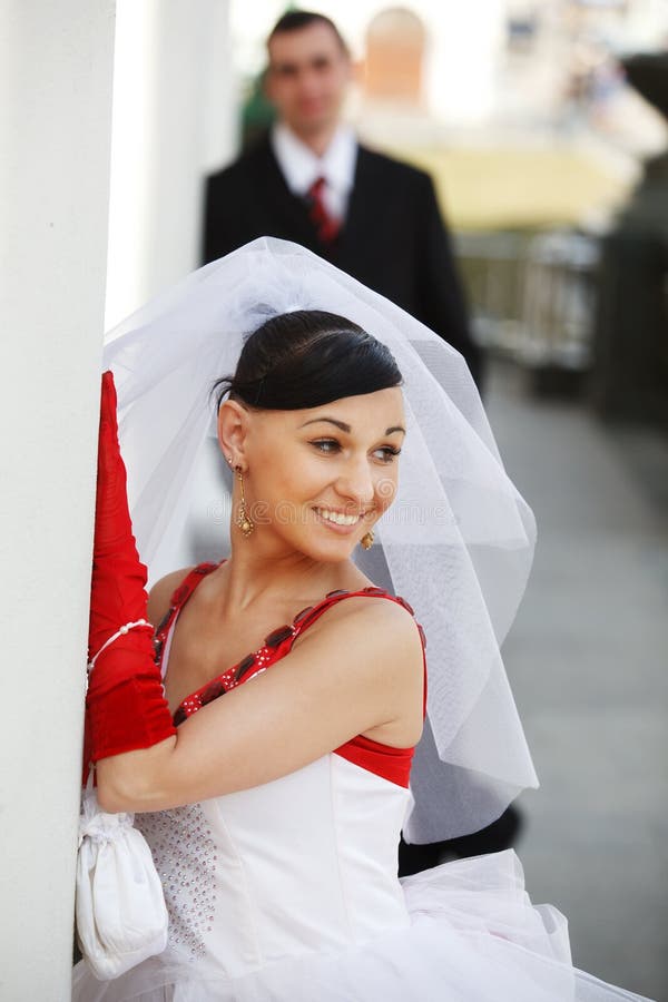 Beautiful bride royalty free stock images