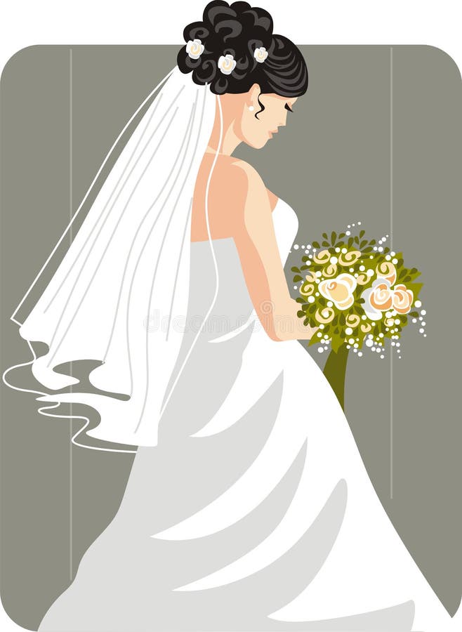 Download Beautiful Bride Illustration Stock Illustration ...