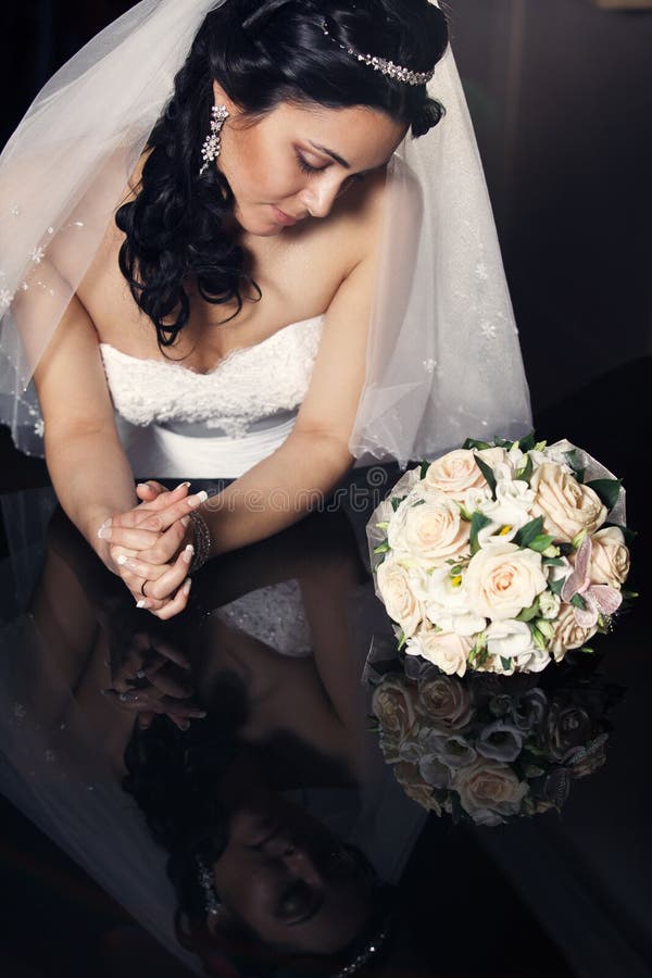 Beautiful bride royalty free stock image